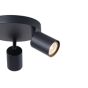 ΣΠΟΤ ΜΕΤΑΛΛΟ 3ΦΩΤΟ 3XGU10 Max 7W Φ180X135mm ΜΑΥΡΟ ARTE ILLUMINA OLYMP Eurolamp 145-25222