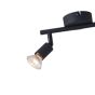 ΣΠΟΤ ΚΙΝΗΤΟ ΜΕΤΑΛΛΟ 2ΦΩΤΟ 2XGU10 Max 7W 220X80X125mm ΜΑΥΡΟ ARTE ILLUMINA VORRAS Eurolamp 145-25236