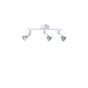 ΣΠΟΤ ΚΙΝΗΤΟ ΜΕΤΑΛΛΟ 3ΦΩΤΟ 2XGU10 Max 7W 300X80X125mm ΛΕΥΚΟ ARTE ILLUMINA VORRAS Eurolamp 145-25241