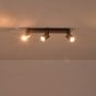 ΣΠΟΤ ΑΛΟΥΜΙΝΙΟ 3ΦΩΤΟ 3XGU10 Max 7W 450X120mm ΓΚΡΙ ARTE ILLUMINA LUXY Eurolamp 145-25267