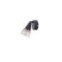ΣΠΟΤ ΜΕΤΑΛΛΟ ΓΥΑΛΙ 1XE14 Max 8W 80X165mm ΦΙΜΕ ARTE ILLUMINA CLASSY Eurolamp 145-25270