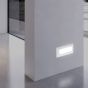 ΦΩΤΙΣΤΙΚΟ ΤΟΙΧΟΥ SLIM LED 4W IP65 230V 3CCT 230X80mm  PRO ΛΕΥΚΟ ARTE ILLUMINA Eurolamp 145-52070