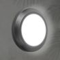 ΦΩΤΙΣΤΙΚΟ ΤΟΙΧΟΥ ΟΒΑΛ LED 4W 150X150X27 3CCT IP65 ΜΑΥΡΟ ARTE ILLUMINA Eurolamp 145-52105