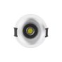 ΣΠΟΤ ΧΩΝΕΥΤΟ 18W 3000Κ Φ75 ΛΕΥΚΟ PRO Eurolamp 145-65018