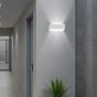 ΑΠΛΙΚΑ ΤΟΙΧΟΥ ΑΛΟΥΜΙΝΙΟΥ LED UPDOWN ΤΕΤΡΑΓΩΝΗ 10W ΛΕΥΚΗ ARTE ILLUMINA NIKITA Eurolamp 145-82090