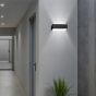 ΑΠΛΙΚΑ ΤΟΙΧΟΥ ΑΛΟΥΜΙΝΙΟΥ LED UPDOWN 10W ΜΑΥΡΗ ARTE ILLUMINA NIKITA Eurolamp 145-82091