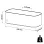Tiger 2-Store Επιτοίχιο Ράφι 25 cm White 1500010146 1500010146