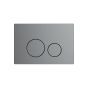 S line - Πλακέτα για εντοιχ. καζανάκι Gun metal light 15320