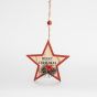 ΞΥΛΙΝΟ ΑΣΤΕΡΑΚΙ, MERRY CHRISTMAS, 15,5x1cm Eurolamp 600-45216