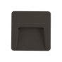 ΦΩΤΙΣΤΙΚΟ ΤΟΙΧΟΥ SLIM LED 3W IP65 230V 3CCT 120X120mm  PRO ΜΑΥΡΟ ARTE ILLUMINA Eurolamp 145-52099
