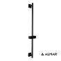 Βέργα Ανάρτησης Τηλεφώνου Ντουζ Flute 70 εκ., Almar Black Matt E087008-400