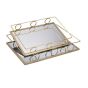 S/2 ΔΙΣΚΟΙ ΜΕΤΑΛΛΙΚΟΙ ΜΕ ΚΑΘΡΕΦΤΗ ΧΡΥΣΟΙ 37x26x6cm / 32x22x5.5cm Eurolamp 819-02154