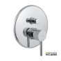Μίκτης Εντοιχισμού 2 Εξόδων industrial Vicario Chrome 512050D-100
