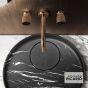Μπαταρία Νιπτήρα Τοίχου 3 οπών Lumiere Vicario Antique Brass 516046-221