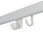 Easy roll hooks 12 pcs white κρίκοι κουρτίνας μπάνιου Sealskin 251160210