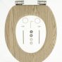 Tiger Scaffold Wood Look Καπάκι Λεκάνης MDF Oak 252022546 252022546