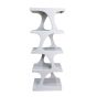 ΡΑΦΙΕΡΑ MDF ΛΕΥΚΗ 60x34x161cm Eurolamp 810-00281