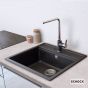 ΝΕΡΟΧ. MANHATTAN 49x51 SCHOCK CRISTALITE NERO GR 30050-1401