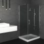 Orabella Door 80 cm - Καμπίνα ανοιγόμενη, αντιστρέψιμη με σταθερό πλαϊνό 90 cm 30429-30437