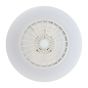 Ανεμιστήρας Οροφής Ø55xH20cm Led 3x12,6w 4500lm Tunable 2700-6500K 220-240V,50Hz Λευκός-Ασημί Eglo Lovisca 35142