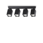 DYNAMITE PL4 LINEAR SQUARE NERO Ideal Lux 371368