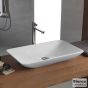 Νιπτήρας Πορσελάνης Rio 60x37,7 Bianco Ceramica White 38060-300