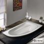 Μπανιέρα Ακρυλική MARINA 160x90 Right, Sirene White MAR16090-2