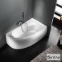 Μπανιέρα Ακρυλική MARINA 160x90 Right, Sirene White MAR16090-2