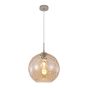 InLight Κρεμαστό φωτιστικό από μελί γυαλί 1XE27 D:30cm 4039-A-Amber