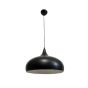 InLight Κρεμαστό φωτιστικό από μαύρο μέταλλο 1XE27 D:36cm 4052-BL