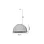 Acoustic Light 1xE27 Pendant Light D:50x30cm 4061