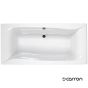 Μπανιέρα Ακρυλική Caronite LINEA 1900x900, Carron Bath White 431C