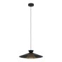 Φωτιστικό Κρεμαστό Μονόφωτο 1xE27 Ø500xH1100mm  Μέταλλο-Μαύρο-Ορείχαλκος Eglo Grizedale 43885