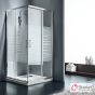 Καμπίνα ντουζιέρας Γωνιακής Εισόδου Corner Entry 70x70 (67-69 εκ.), Starlet  Stripes Chrome CS70S-100