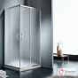Καμπίνα ντουζιέρας Γωνιακής Εισόδου Corner Entry 90x72 (87-89 x 69-71 εκ.), Starlet  Fabric Chrome CS7290F-100