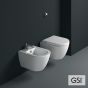 Λεκάνη Κρεμαστή Pura/50 Swirlflush με κάλυμμα Slim Soft Close MS99C, GSI White 881600C-300