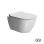 Λεκάνη Κρεμαστή Pura/50 Swirlflush με κάλυμμα MS86SC Super Slim Soft Close, White Matt 881600SC-301