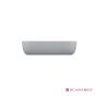 Νιπτήρας Πορσελάνης Glam 56x39 Scarabeo White 1804-300