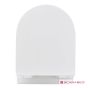 Λεκάνη Κρεμαστή MOON/50,5 Clean-Flush με κάλυμμα Slim Soft Close, Scarabeo White 552000SC-300