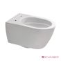 Λεκάνη Κρεμαστή MOON/50,5 Clean-Flush με κάλυμμα Slim Soft Close, Scarabeo White 552000SC-300