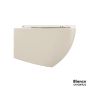 Λεκάνη Κρεμαστή LENTA/53 Rimless με κάλυμμα Soft Close MS38C, Bianco Ceramica Ivory Matt 381600C-311