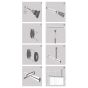 Bραχίονας Mπάνιου Γωνιακός 170x80cm Easy Roll Mat Aluminum Sealskin 5276623005