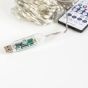 ΣΕΙΡΑ, 100 SMART MINI LED, USB, ΔΙΑΧΕΙΡΙΣΗ ΜΕΣΩ ΕΦΑΡΜΟΓΗΣ, ΤΗΛΕΧΕΙΡΙΣΤΗΡΙΟ, ΔΙΑΦΑΝΟ ΠΛΑΚΕ ΧΑΛΚΙΝΟ ΚΑΛΩΔΙΟ, RGB LED ΑΝΑ 10cm, ΠΡΟΕΚΤΑΣΗ ΠΑΡΟΧΗΣ 2m, IP20 Eurolamp 600-11783