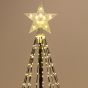XMAS ΦΩΤΙΖΟΜΕΝΟ ΔΕΝΤΡΟ ΜΕ ΑΣΤΕΡΙ ΚΟΡΥΦΗ 180cm 31V ΜΕΤΑΣΧΗΜΑΤΙΣΤΗ ΑΝΑΔΙΠΛΟΥΜΕΝΗ ΒΑΣΗ 505 MINI ΓΑΛΑΚΤΕΡΑ LED ΜΑΥΡΟ ΠΛΑΚΕ ΧΑΛΚΙΝΟ ΚΑΛΩΔΙΟ ΘΕΡΜΟ ΛΕΥΚΟ LED ΠΑΡΟΧΗ 5m IP44 Eurolamp 600-22560