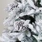 ΔΕΝΤΡΟ ΕΛΑΤΟ ΧΙΟΝΙΣΜΕΝΟ ΜΕ ΚΟΥΚΟΥΝΑΡΙΑ, ΡΕΙΚΙΑΒΙΚ, 210cm Eurolamp 600-30650