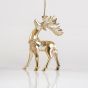 ΤΑΡΑΝΔΟΣ ΑΚΡΥΛΙΚΟΣ, ΜΑΤ ΧΡΥΣΟ, ΜΕ GLITTER, 7x11,6cm Eurolamp 600-44650