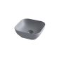 Olympia Trend Square 02 Gray matt - Νιπτήρας Επικαθήμενος χωρίς βαλβίδα 60134