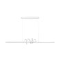 InLight Κρεμαστό φωτιστικό LED 40W 3CCT by switch on base σε λευκό χρώμα D:120cm 6075-WH