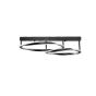 InLight Κρεμαστό φωτιστικό LED 90W 3CCT by switch on base σε μαύρο χρώμα D:70cm 6078-BL