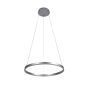 Κρεμαστό φωτιστικό LED 36W 3CCT by switch on base D:80cm 6095-AB-Silver